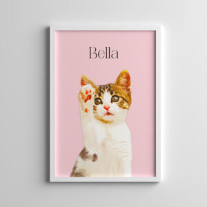 Digital pet portrait