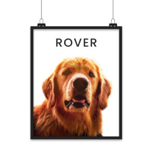 pet name portrait