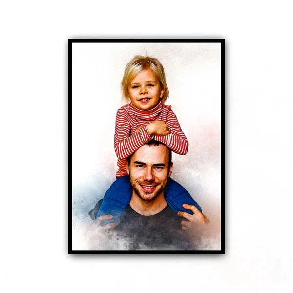 Father and-Daughter portrait
